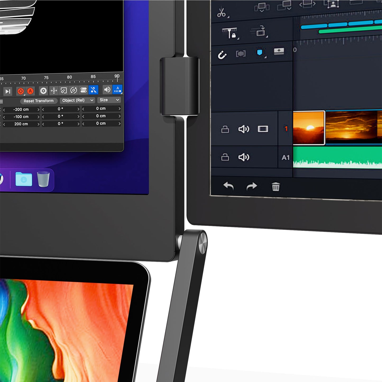 Pandoria™ Horizon: Portable Triple-Screen Monitor (15.5" Full HD)